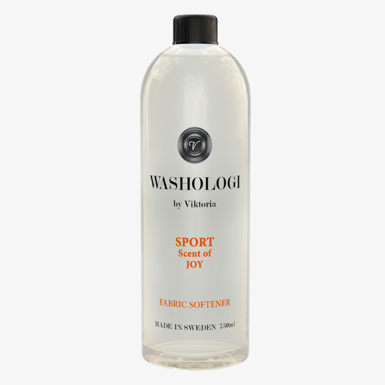 Washologi Fabric Softener Sport 750ml Bottle Packshot White Background